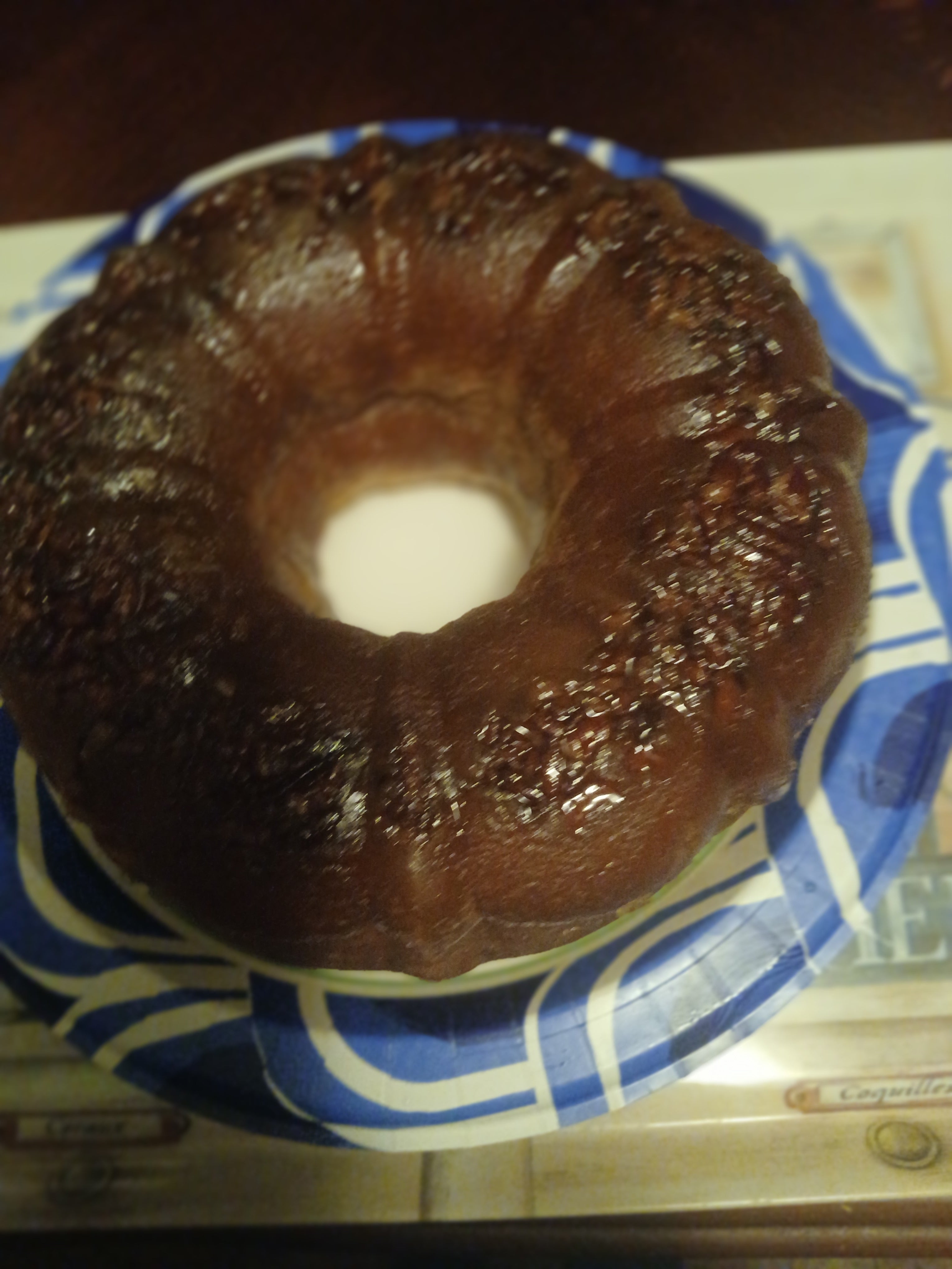 Traditional Rum Cake With Rum Glaze