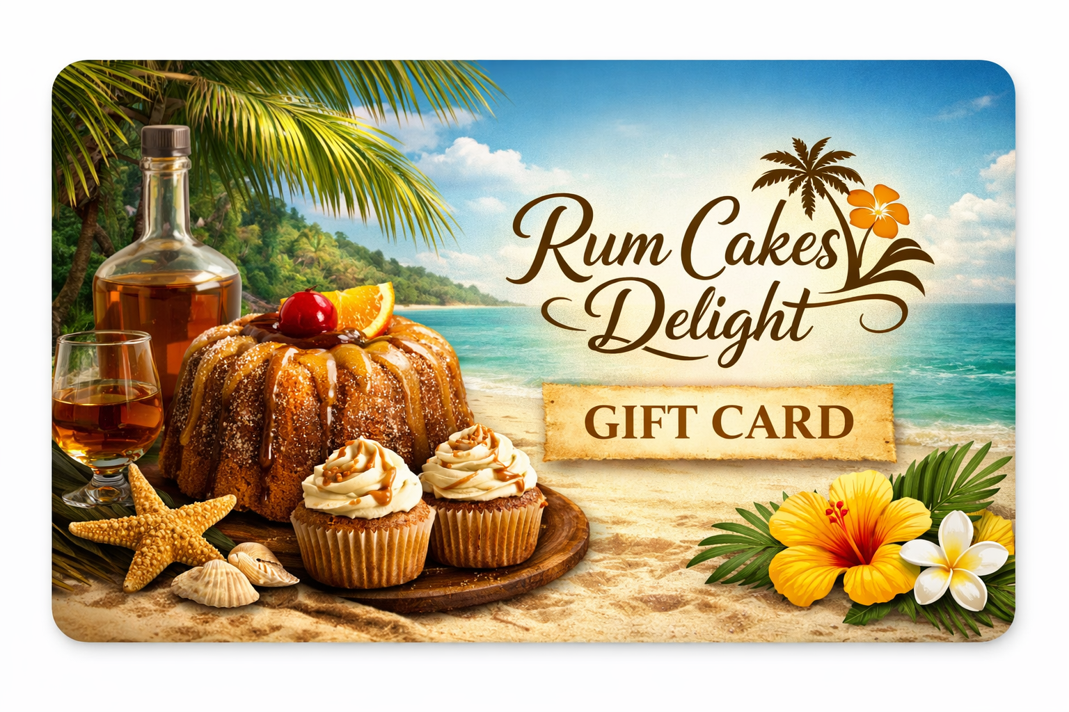 Rum Cakes Delight Gift Cards